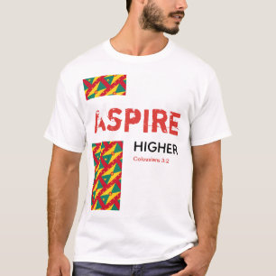 Grenada ASPIRE HIGHER Christian Scripture T-Shirt