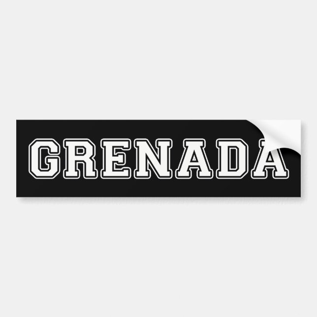 Grenada Bumper Sticker (Front)