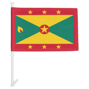 Grenada Car Flag