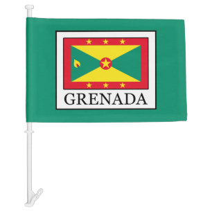 Grenada Car Flag