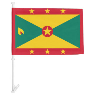 Grenada Car Flag