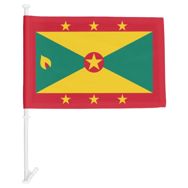 Grenada Car Flag (Front)