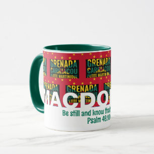 Grenada Carriacou Flag Custom Christian Quote Mug