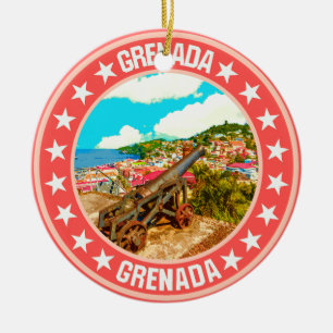 Grenada ceramic ornament