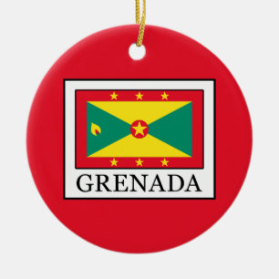 Grenada Ceramic Ornament