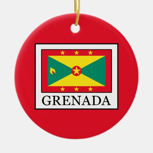 Grenada Ceramic Ornament