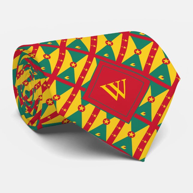 GRENADA Christian Scripture J3:16 Monogram Neck Tie (Rolled)