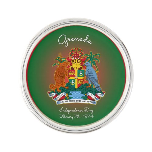 Grenada Coat of Arms Lapel Pin