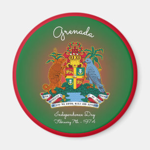 Grenada Coat of Arms Magnet