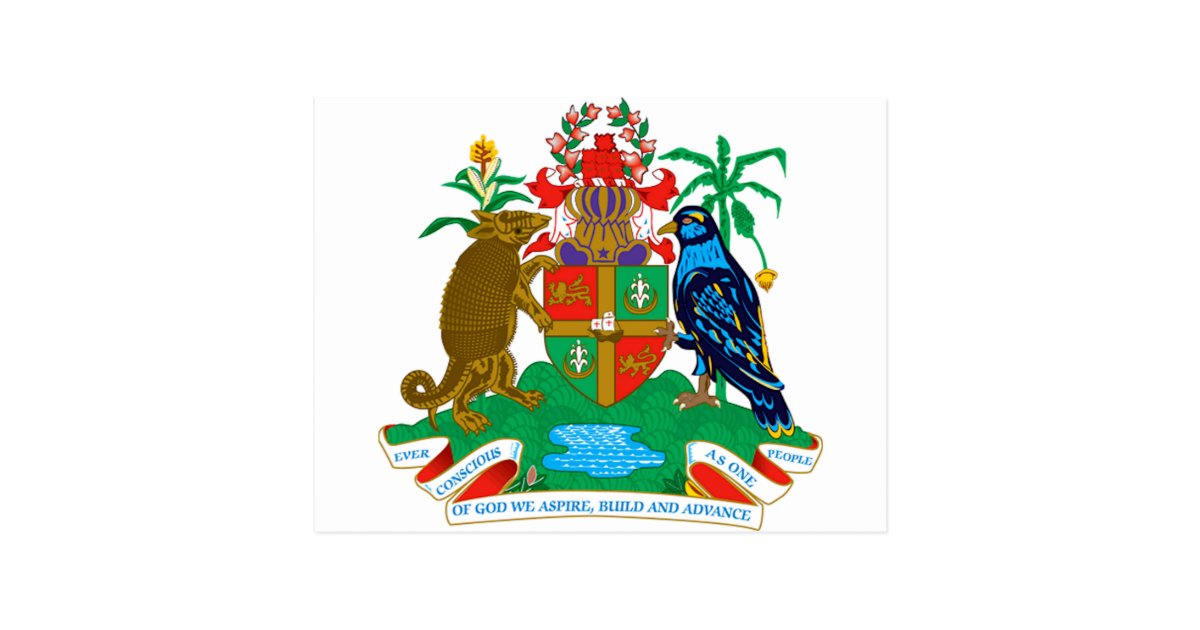 Download Grenada Coat of Arms Postcard | Zazzle.com