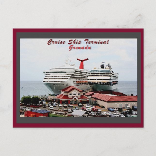 Grenada Cruise Ship Terminal Postcard (Front)