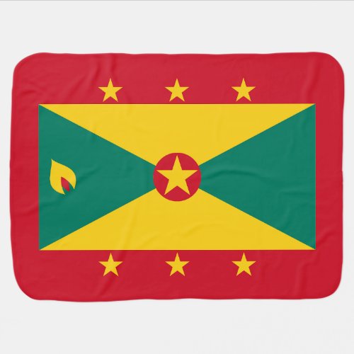 Grenada Flag Baby Blanket