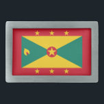 Grenada Flag Belt Buckle<br><div class="desc">Patriotic flag of Grenada.</div>