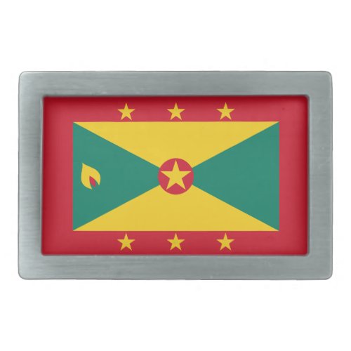 Grenada Flag Belt Buckle