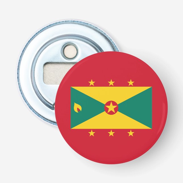 Grenada Flag Bottle Opener (Front)