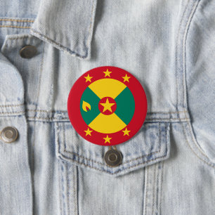Grenada flag button