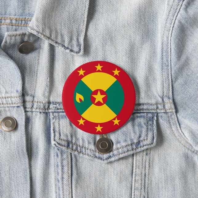 Grenada flag button (In Situ)