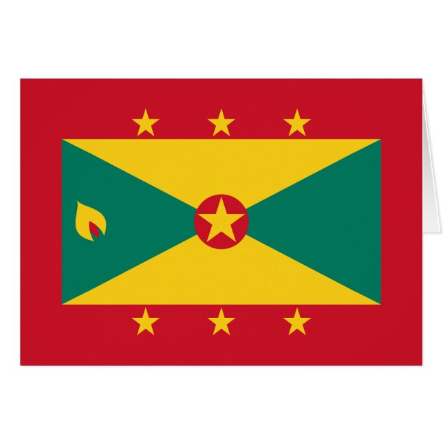 Grenada Flag Cards (Front Horizontal)