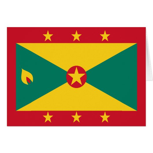 Grenada Flag Cards (Front Horizontal)