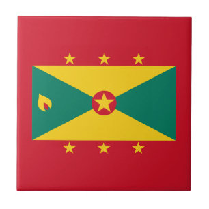 Grenada Flag Ceramic Tile
