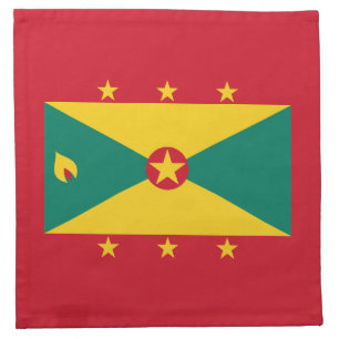 Grenada Flag Cloth Napkin
