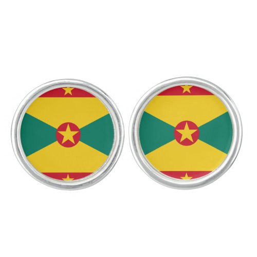 Grenada Flag Cufflinks