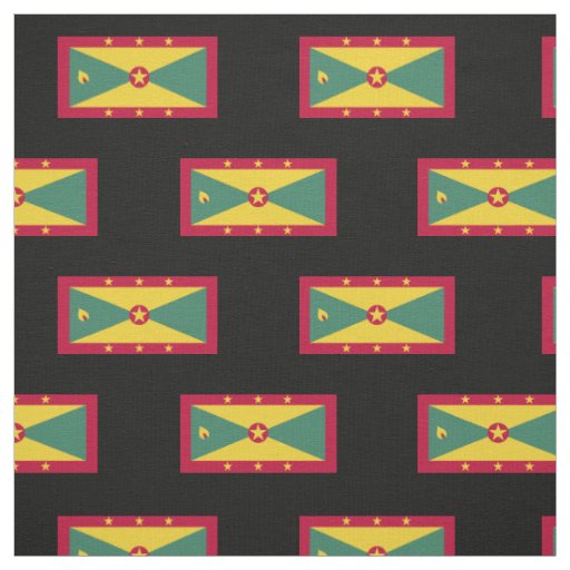 Grenada Flag Fabric