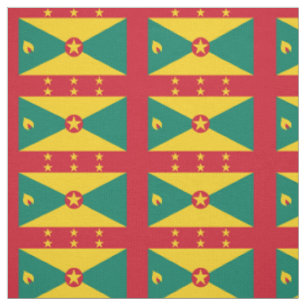 Grenada Flag Fabric