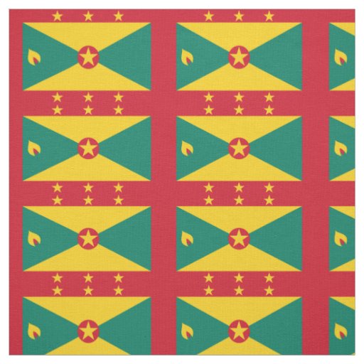 Grenada Flag Fabric