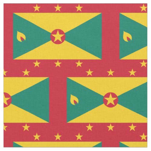 Grenada Flag Fabric
