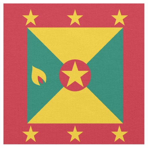 Grenada flag fabric