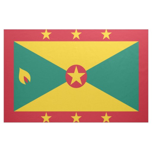Grenada Flag Fabric