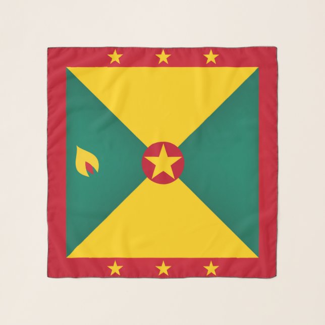 Grenada Flag Fashion Scarf (Front)
