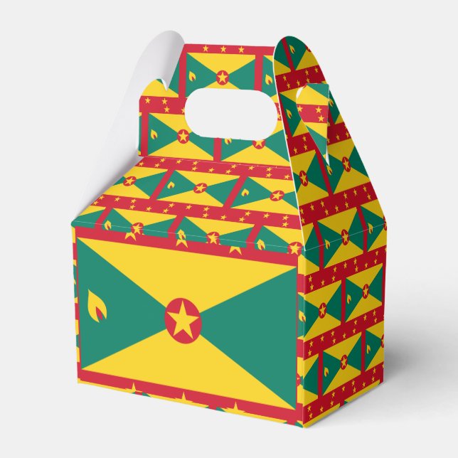 Grenada Flag Favor Boxes (Back Side)