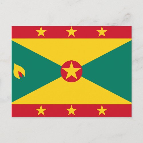 Grenada Flag GD Postcard