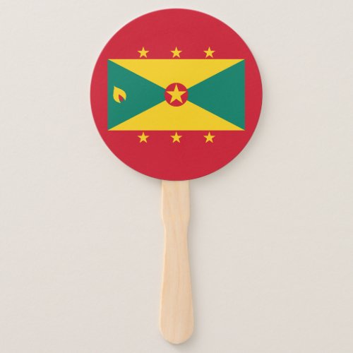 Grenada Flag Hand Fan