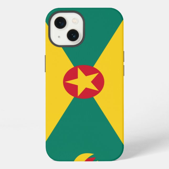 Grenada Flag Iphone Case (Back)