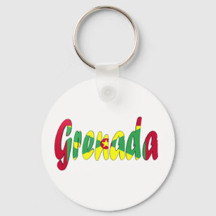Grenada Flag Keychain