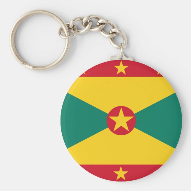 Grenada Flag Keychain (Front)