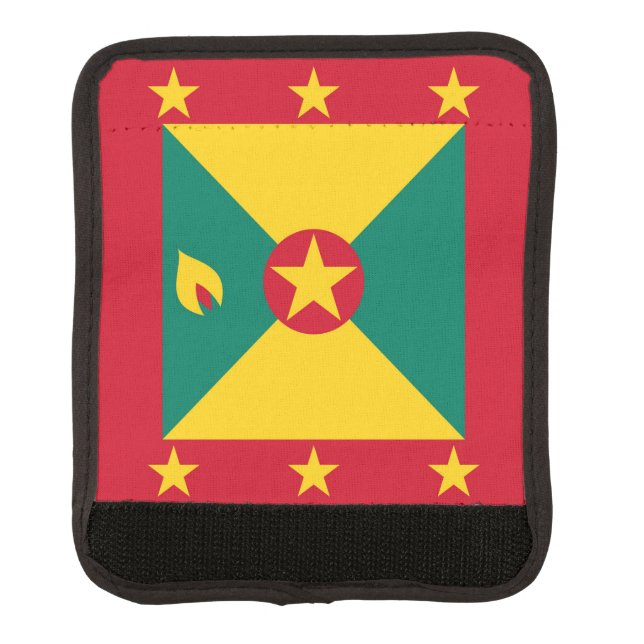 Grenada flag luggage handle wrap (Front)