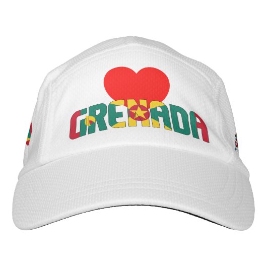 Grenada Flag Marvelous Patriotic Hat (Front)