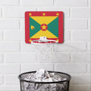 Grenada flag mini basketball hoop
