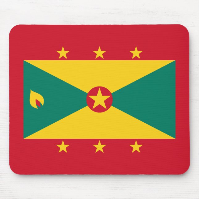 Grenada Flag Mouse Pad (Front)
