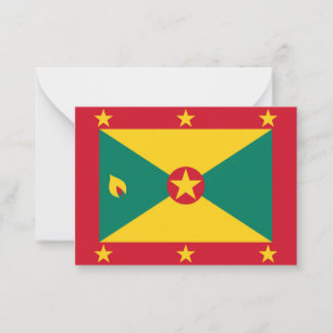 Grenada flag note card