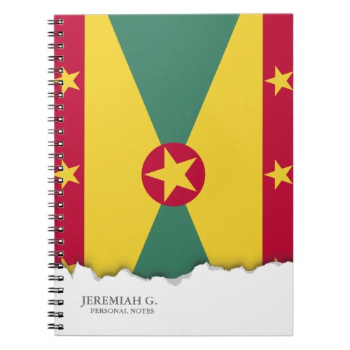 Grenada Flag Notebook