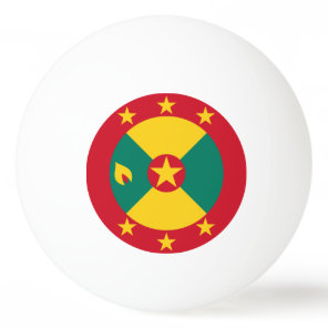 Grenada flag ping pong ball