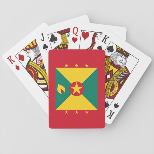 Grenada Flag Poker Cards