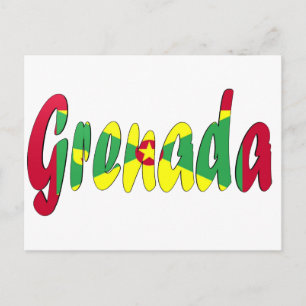 Grenada Flag Postcard