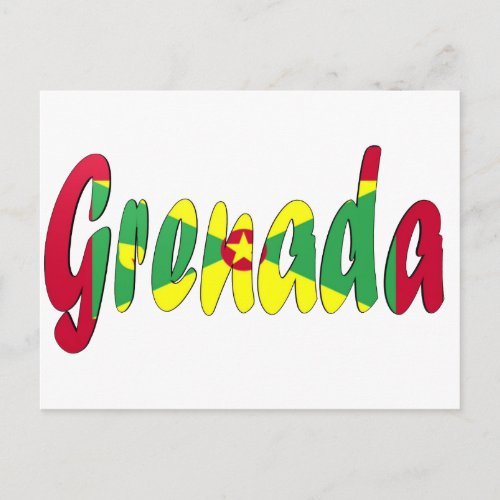 Grenada Flag Postcard