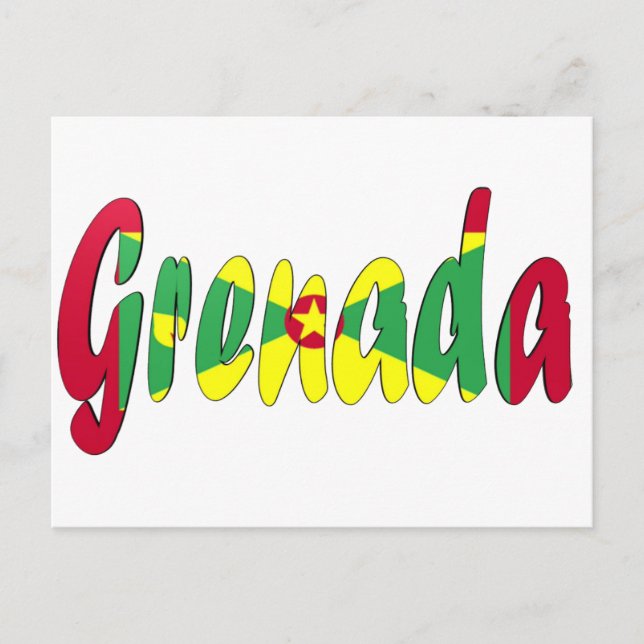 Grenada Flag Postcard (Front)